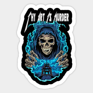 THY ART IS MURDER MERCH VTG Sticker